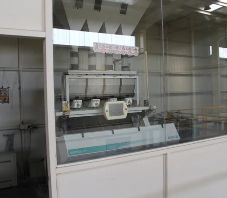 Optical sorting equipment in the quality laboratory